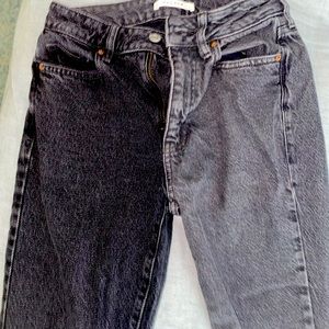 Two-toned Pacsun black mom jeans